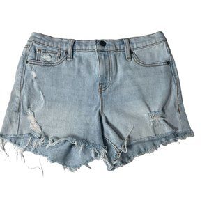 Hudson Gemma Cutoff Distressed Denim Shorts Size 25